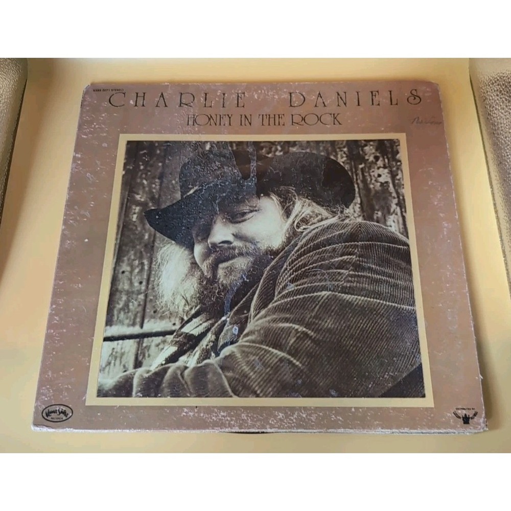Charlie Daniels Honey In The Rock Lp Tested Works Light Scratch